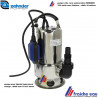 pompe vide cave submersible ZEHNDER 750 watts inox , pour eau légèrement chargée, fonctionnement automatique avec flotteur
