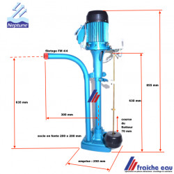 pompe d'assèchement automatique de puisart avec flotteur compact pour le drainage d'eau claire 