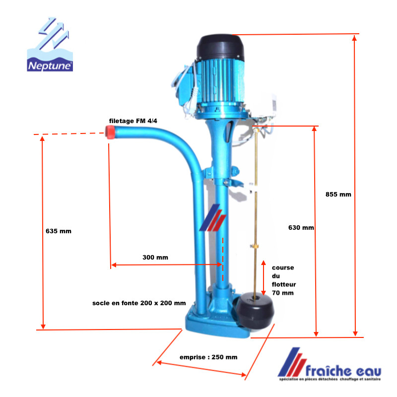 Déflecteur d'eau et Protection pour le Robinet FLO - Bleu