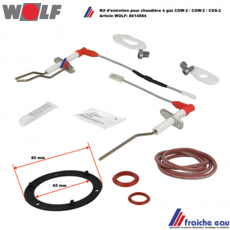 kit de service WOLF art 8614984 pour les chaudières à condensation à partir de 2016