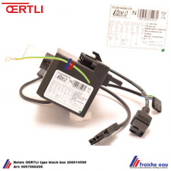 coffret de sécurité, relais type black box OERTLI - REMEHA  200014590 manager , bloc contrôle de flamme code produit: 0057000200