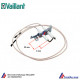 électrode d'allumage VAILLANT art :  0020047053, bloc bougie haute tension avec câble ,  ontsteekelektrode