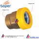 raccord diélectrique  SOPER 46720 pour installation gaz , filetage 4/4 , manchon isolant filetage FF, séparation galvanique