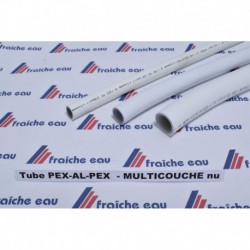 tube PEX-AL-PEX blanc ø 16 x 2 mm rouleau 100 mètres