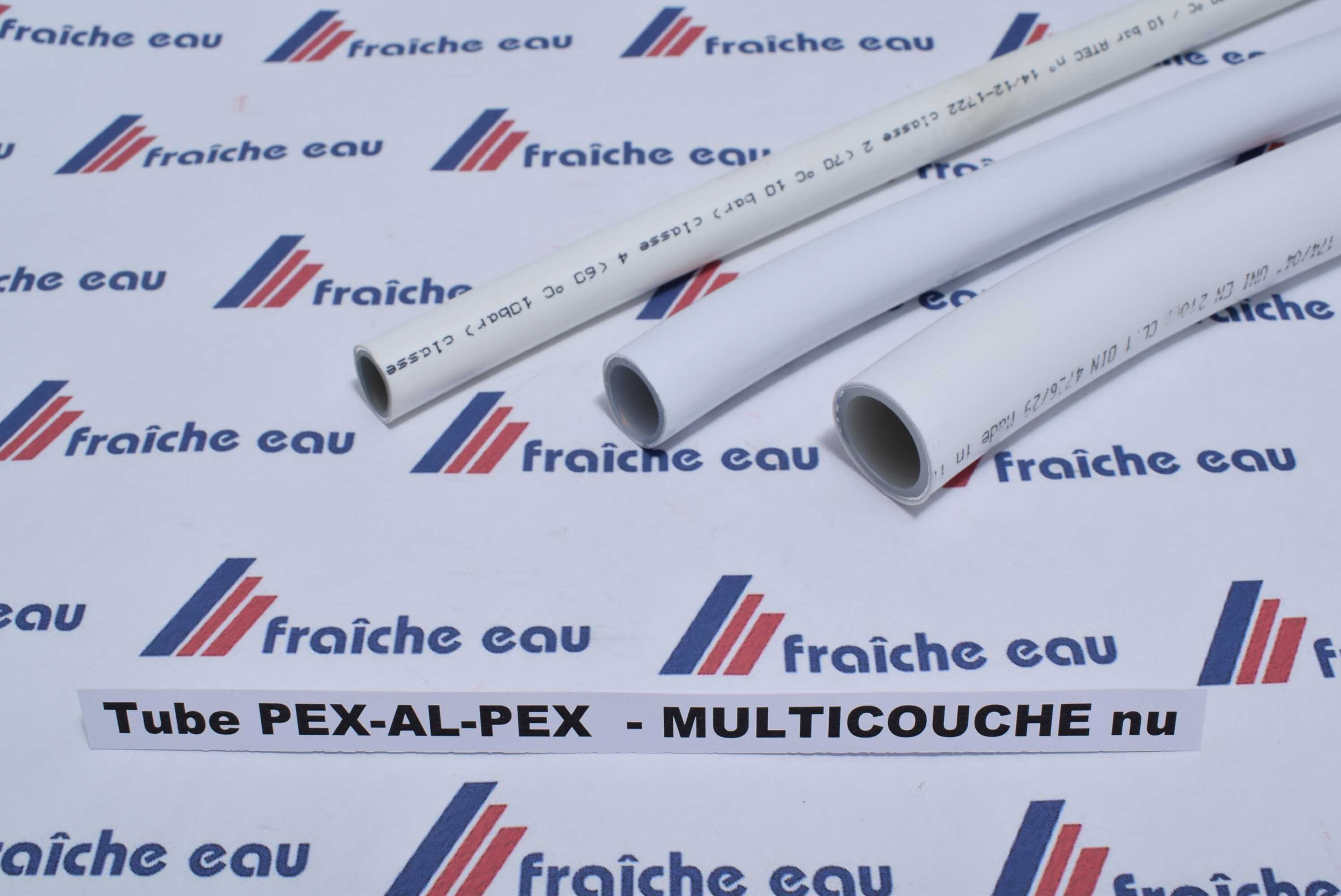 Tuyau multicouche pour plancher chauffant Pex - Al - Pex 26 x 3 mm
