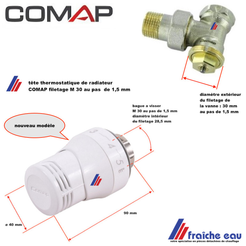 Vanne de radiateur thermostatique en laiton M30 * 1.5, vanne droite d'angle  de chauffage électrique for actionneur de tête de commande électrique 2  voies (Size : DN20, Color : Angle valve) : : Bricolage