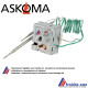 thermostat pour résistance à visser ASKOMA avec limitation de température fonctionne en mono ou tri