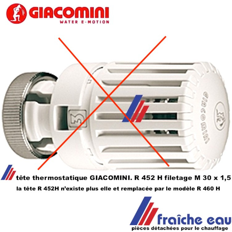 Tête de robinet thermostatique R470 de radiateur Giacomini - Distri  Chauffage