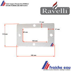 Joint trappe d'inspection blanc RAVELLI 014-66-007N pour modèles R70-RC70-MON-LISA HR70 2014