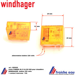 relais FINDER 40.31.8.230, micro relais pour chaudière WINDHAGER   BIOWIN- VARIOWIN- FIREWIN - PUROWIN - LOGWIN- BIOWIN 2