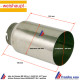 pièces détachées, tube de combustion WEISHAUPT purflam MB 900  WL5 - 24005014077