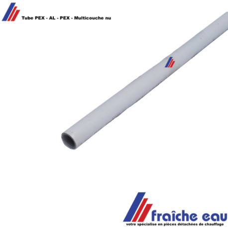 tube multicouche blanc eau potable  diamètre 16 mm x 2 mm pour le sanitaire l'air comprimé et le chauffage 