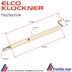 Bougie d'allumage ELCO-KLOCKNER 13015828 pour brûleur fioul sans câble
