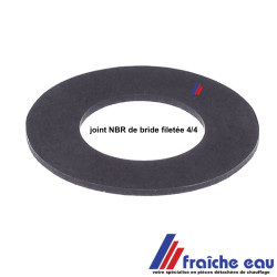 joint NBR tissé pour assurer l'étanchéité de la  bride filetée 