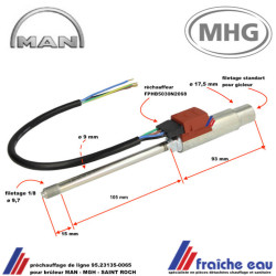 réchauffeur ligne FPHB5030N2068 pour brûleur MAN-MHG-BUDERUS