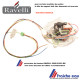 extracteur de fumées pour poêle RAVELLI  20000-25-001 livré avec kit de câble et condensateur-moteur EBM R2E-150-AN-91-66