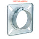 collet de fixation universel pour brûleur mazout avec un tube diamètre 90 mm- toujours respecter le sens de la bride 