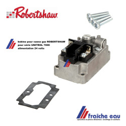 bobine de vanne de régulation gaz ROBERTSHAW pilote à entraînement magnétique en 24 volts de l'opérateur gaz UNITROL 7000