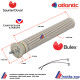 résistance stéatite mono 1800 watts 220 volts pour chauffe eau ATLANTIC  CHAFFOTEAUX avec câbles