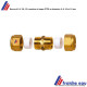 manchon à bague PTFE, raccord 1/4, 3/8, 1/2 pour tube mazout/fioul en diamètre 6, 8, 10 et 12 mm