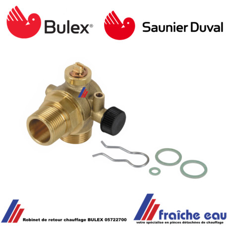 robinet de retour chauffage BULEX - SAUNIER DUVAL 05722700