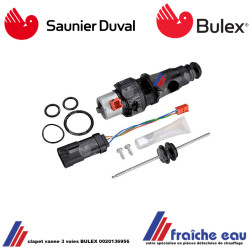 clapet vanne 3 voies BULEX, vanne déviatrice SAUNIER DUVAL 0020136956