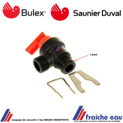 soupape de sécurité 3 bar BULEX 0020275016
