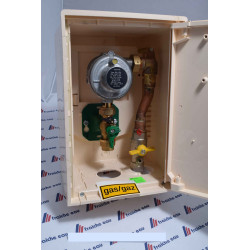Kast  de trapsdrukregelaar conform de norm NBN D51-006