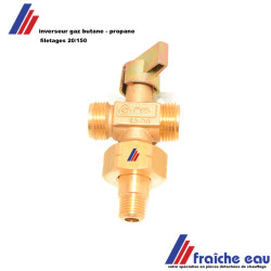 inverseur gaz butane et propane raccordement en haute pression , filetage 20 /150 