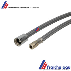 flexible universel de robinet, douchette de cuisine, douche à main de mitigeur , tête de robinet à genappe , fleurus 