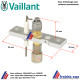 bloc veilleuse VAILLANT art: 042635 avec électrode d'allumage pour montage avec thermocouple , veilleuse permanente