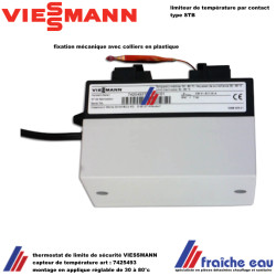 thermostat de limite VIESSMANN art: 7425493, capteur de température de 30 à 80°