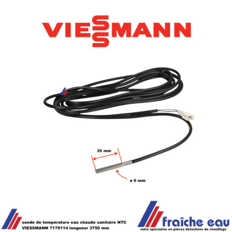 sonde de température ballon ECS NTC VIESSMANN 7179114