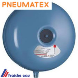vase d'expansion sanitaire et l'eau potable   PNEUMATEX  80 litres AD 80/10  à charge fixe , code 7111006