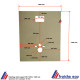 plaque en MDF hidrofuge, habillage pour toilette